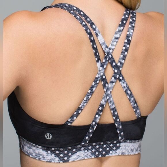 lululemon athletica Other - 🔥FINAL SALE🔥 Lululemon Energy Bra - Dream Rose Deep Coal